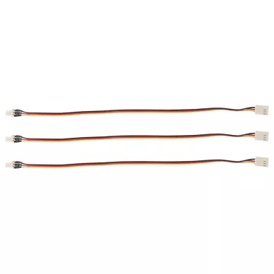 3 Pcs Splitter Cable Fan Cable Extender 3-Pin Cable Case Fan Extension Cable • $8.41