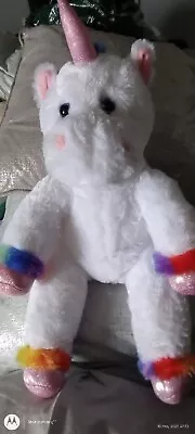 Unicorn Rainbow Teddy Tastic Soft Toy • £9.99