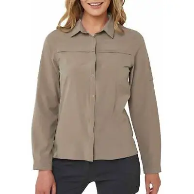 £7.76 • Buy Craghoppers NosiLife Pro Womens Long Sleeve Shirt - Brown