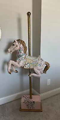 Full Size Carousel Horse With Music Box In Stand!  • $500