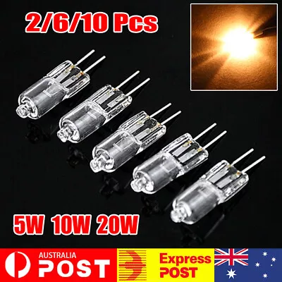 2/10pcs G4 CLEAR HALOGEN LIGHT 20W BULBS 12V WHITE GLOBE LAMP BASE BULB • $6.28