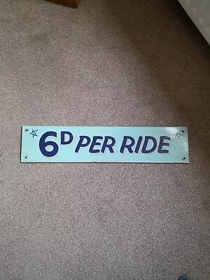 Vintage  Wooden Fairground Sign • $87.14