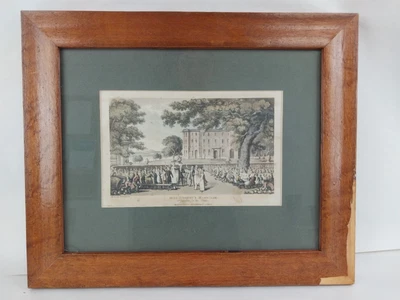 £50 • Buy Miss Worthy's Marriage Dr Syntax In The Chair Print Hand Painted By Rowlandson