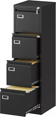 4 Drawers Vertical File Cabinets - Lateral Filing Cabinets - Metal Steel Lockabl • $152.47