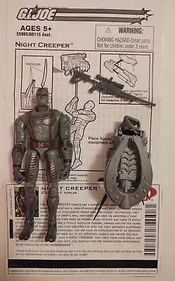 GI Joe Cobra NIGHT CREEPER Mint Loose 100% Complete 2004 Valor Vs Venom • $7.95