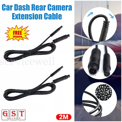$9.98 • Buy 4-pin Car Dash Rear Camera Wire Extension Cable Reverse Cam Extension Wire Cord