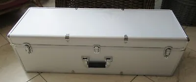 Large  Aluminium Lockable  Storage Case With Foam Interior • £35