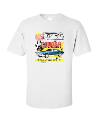 1968 Mercury Cougar GTE 427 428 Classic Muscle Car T-shirt Single & Double Print • $19.99