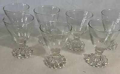 7 Boopie Anchor Hocking Cordial Sherry Glasses Vtg Barware Lot • $16.99