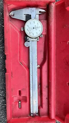 Vintage MITUTOYO 505-637-50 6 Inch Dial Caliper JAPAN MADE **READ** - Authentic • $39.99