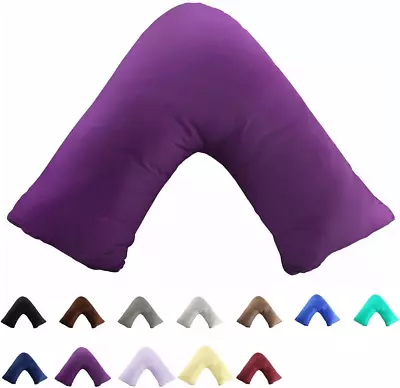 Gyulin 100% Cotton 300TC Soild Envelope Style V Shaped / Tri / Boomerang Standar • $26.05