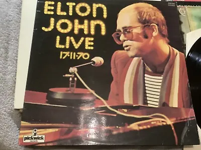 £9 • Buy Elton John 12 Inch Vinyl Album. Live 17-11-70.  1971