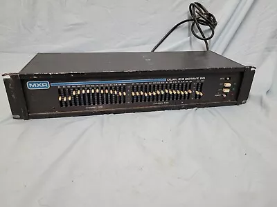 Vintage MXR 171 2 Channel 15 Band Dual 2/3 Octave Graphic Equalizer AS IS PARTS • $29