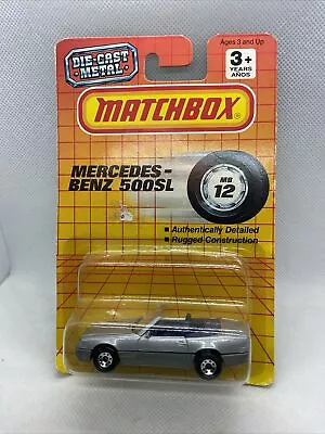 Matchbox Mercedes Benz  500 SL Convertible Superfast Silver 1990 • $7.99