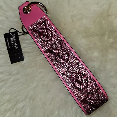 Victoria's Secret Rhinestone Wristlet Strap Keychain • $19.95