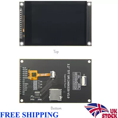 3.2 Inch SPI Serial TFT LCD Display Module IPS Touch Screen 240X320 ILI9341V UK • £18.79