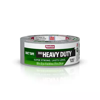 1.89 In. X 30 Yd. 300 Heavy-Duty Duct Tape In Silver Air Duct Accessory • $6.57