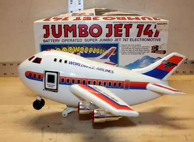 $59.99 • Buy BoToy Jumbo Jet 747 Battery Operated Super Jumbo Jet 747 Electromotive (Tested)