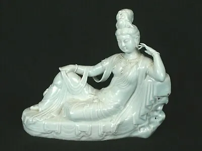 $149.99 • Buy Fine Rare Large Antique Chinese Porcelain Quan Kwan Yin Laying Figurine
