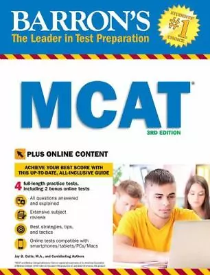 MCAT With Online Tests By Cutts Jay B. • $5.42