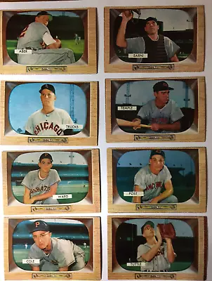 1955 Bowman Baseball Partial Set/ Lot (25) Different Excellent VERY SHARP • $28