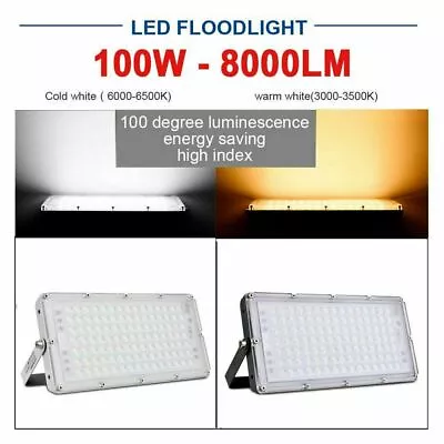 300W 200W 100W LED Flood Light Outdoor Module Spotlight Garden Yard Lamp Bright • $17.46