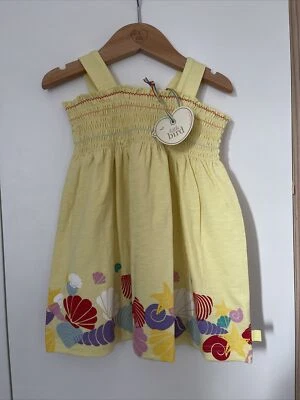 £7 • Buy Little Bird By Jools Oliver Baby Girls Smocked Summer Dress Seashell 9-12 Months