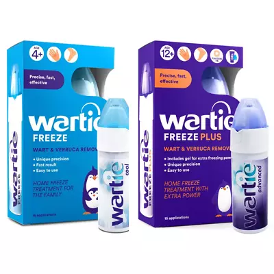 Wartie Freeze And Freeze Plus Wart & Verruca Remover 50ml • £10.89