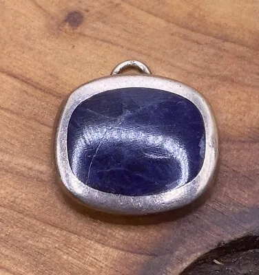 Ati Mexico Sterling Silver And Sodalite Pendant • $19.99