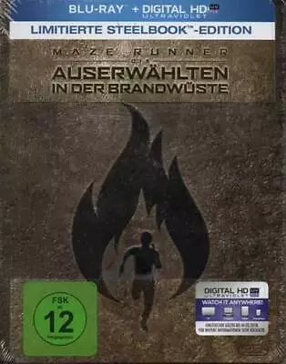 Maze Runner - Die Auserwählten In Der Brandwüste - Steelbook - Blu-ray - NEU • £12.33