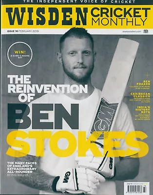 £5.50 • Buy Wisden Cricket Monthly Magazine - Issue 16 - FEB 19  (5022)