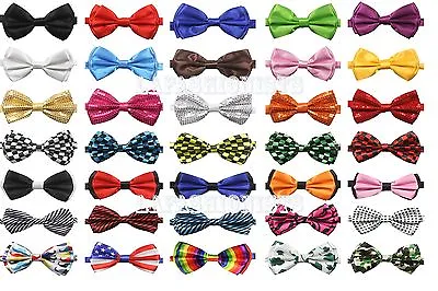 Classic Fashion Novelty Mens Adjustable Tuxedo Bowtie Wedding Bow Tie Necktie • $7.65