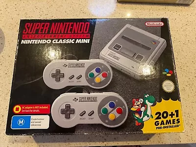 Super Nintendo Entertainment System (SNES) Classic Mini • $220