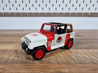 Jada Toys Jurassic Park Jeep Wrangler 1/32 Die Cast Car JP18 4x4 • £9.99