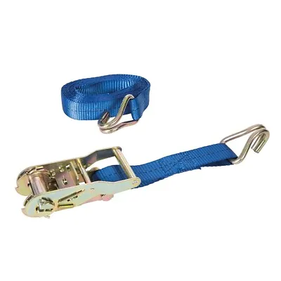 Rated 400kg Capacity 1200kg Ratchet Tie Down Strap J-Hook 4m X 30mm 350060 • £5.15