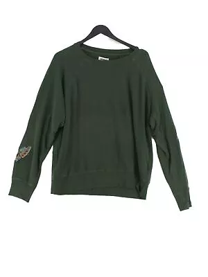 Zadig & Voltaire Women's Jumper L Green Other With Cotton Pullover • £54