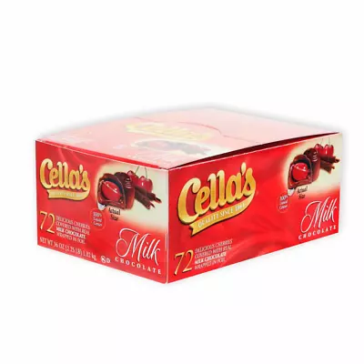 Cella's Milk Chocolate Covered Cherries 72-Count Box • $27.48