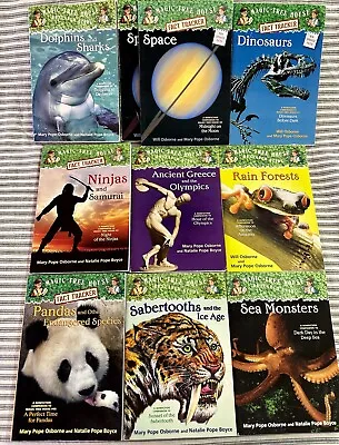 ✨ Lot 10 Magic Tree House Books Research Guide Fact Tracker Mary Pope Osborne ✨ • $17.50