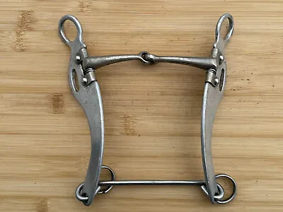 QUICK Maker Marked Western Reining Horse Bit W Smooth Jointed Mouth ~ 5  • $40