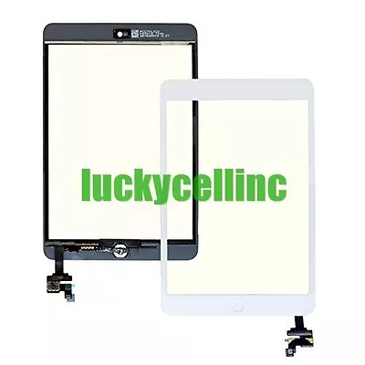 Touch Glass Digitizer Screen + IC Connector For IPad Mini 1 2 Retina Display • $12.95