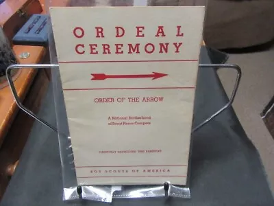 Ordeal Ceremony Book OA March 1953 Printing    AB • $24.95