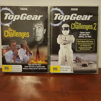 Top Gear The Challenges Season Series 1 & 2 Dvd Region 4 Free Tracked Post BBC • $14.95