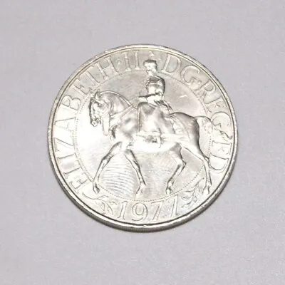 1977 Elizabeth II Silver Jubilee Crown Coin In A Midland Bank Coin Wallet U/C • £0.99