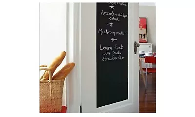 Black Board Chalkboard Sticker Chalk Set Blackboard Sheet Decal Sticker • $14.95