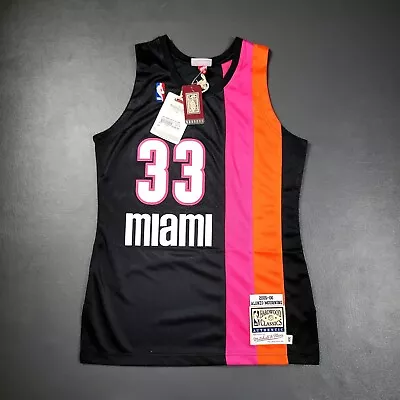 100% Authentic Alonzo Mourning Mitchell Ness 05 06 Heat Jersey Size 40 M Mens • $280