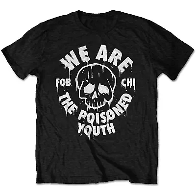 Fall Out Boy Poisoned Youth Black T-Shirt NEW OFFICIAL • £14.99