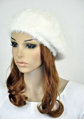 R08 Sexy All-purpose Faux Rabbit Fur Women's Winter Beret Hat Beanie SKI Cap • $16.27