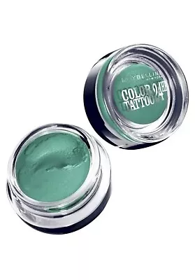 Maybelline Color Tattoo Leather Eyeshadow 24 Hr Wear 50 Edgy Emerald • $9.95