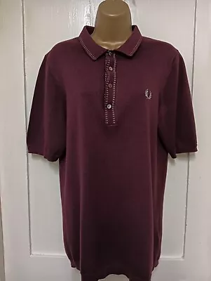 Fred Perry Knitted Polo Shirt Size 40  UK Medium • £14.99