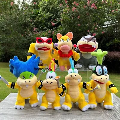 7X Super Mario Plush Ludwig Roy Iggy Lemmy Larry Wendy Morton Koopa Stuffed Toys • $64.85